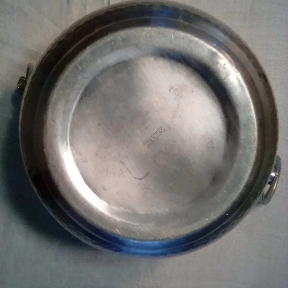 Mid-century modern vintage aluminum insulated wine ice bucket
